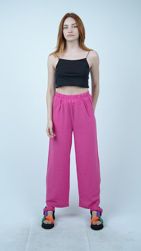 Pantalon Rose Large Léger