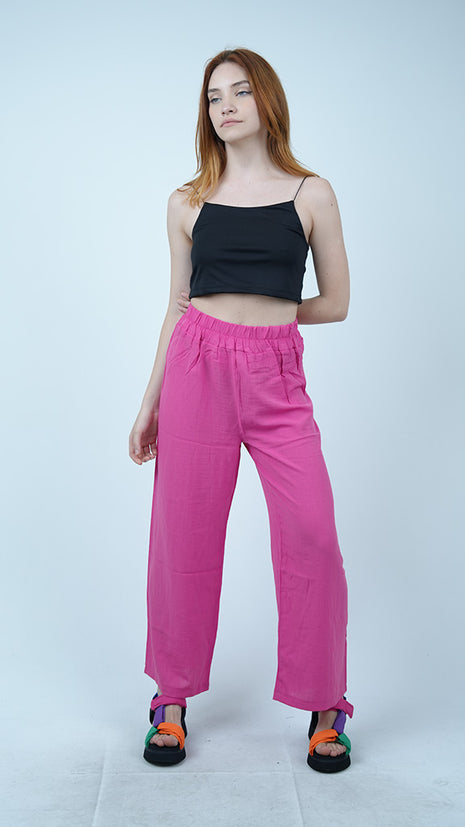 Pantalon Rose Large Léger