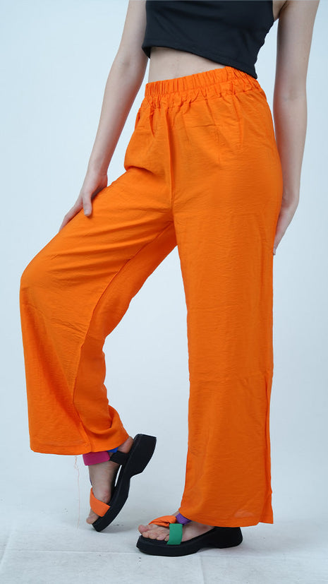 Pantalon Large Léger - Orange