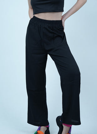 Pantalon Large Léger - Noir