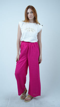 Pantalon Rose Large Léger