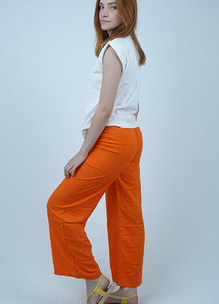 Pantalon Orange Large Léger