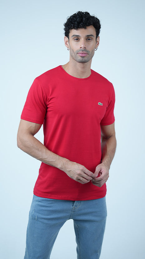 T-shirt Lacoste Classique-Rouge