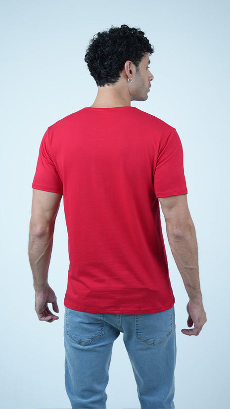 T-shirt Lacoste Classique-Rouge