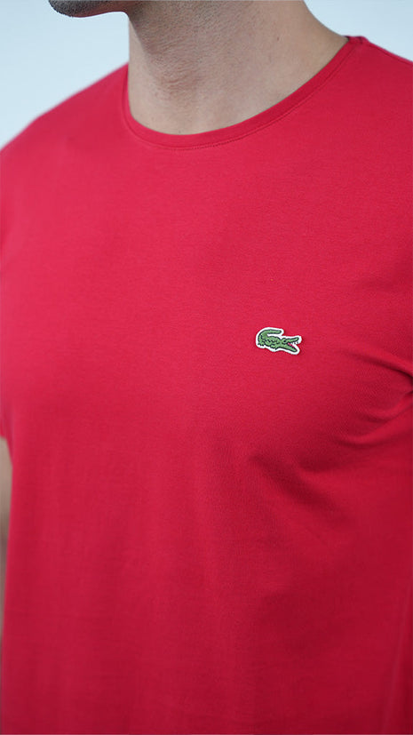 T-shirt Lacoste Classique-Rouge