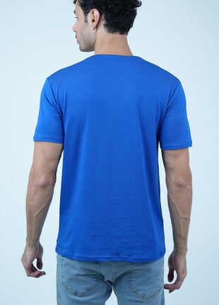 T-shirt Tommy Classique en Coton-Bleu