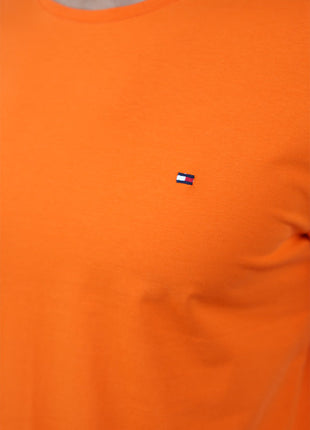 T-shirt Tommy Classique en Coton-Orange