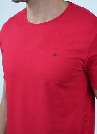 T-shirt Tommy Classique en Coton-Rouge