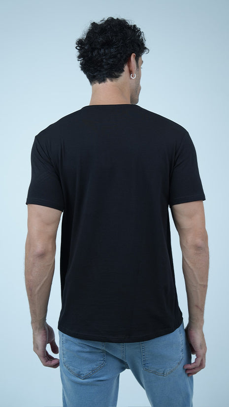 T-shirt Tommy Classique en Coton-Noir