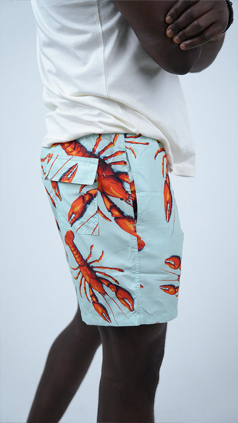 Short De Bain Vilebrequin 'Aquatic Artistry' Avec Pochette de Rangement