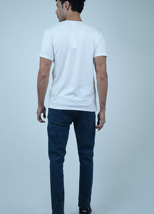 Jean Slim Classique en Denim Bleu