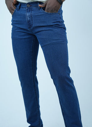 Pantalon droit en jean