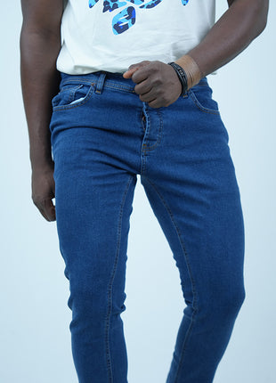 Jeans Slim Bleu Classique