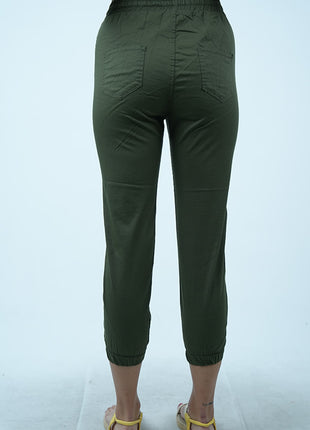 Pantalon Jogger en Vert Olive