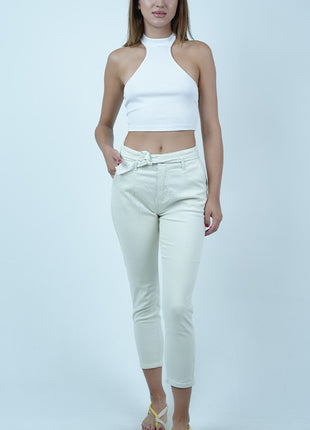 Pantalon Capri Blanc