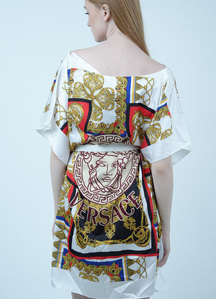 Robe Tunique Blanche Versace