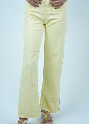 Pantalon Palazzo Jaune