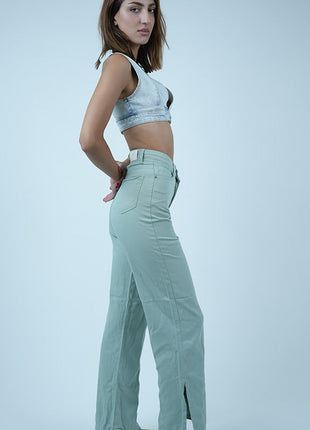 Pantalon Palazzo Blue Clair