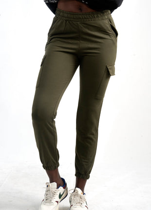 Pantalon Jogger Vert Urbain