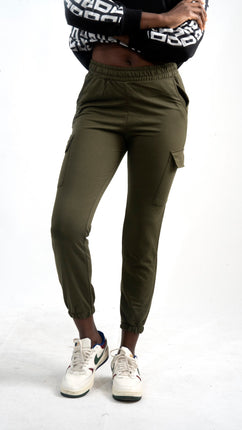 Pantalon Jogger Vert Urbain