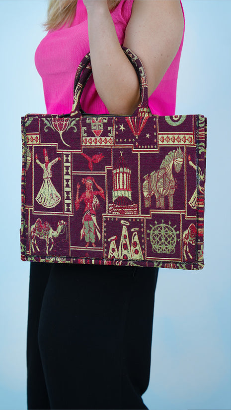 Sac Ethnique à Motifs Traditionnels