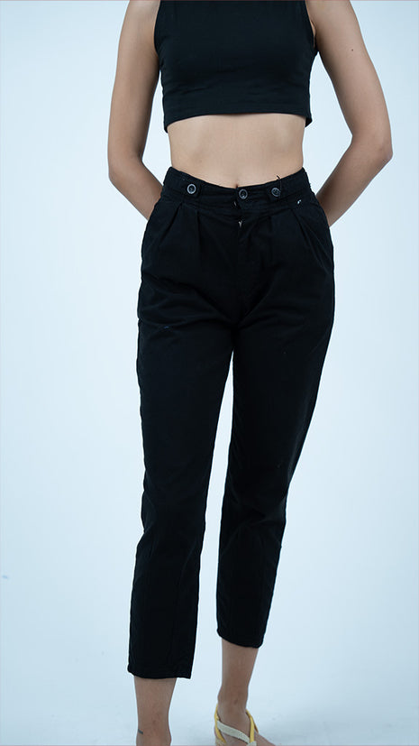 Pantalon Chino Noir Classique