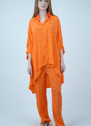 Ensemble Tunique et Pantalon Fendi-Orange