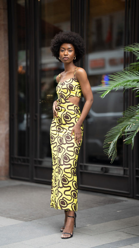 Robe Africaine Printanière Éclat