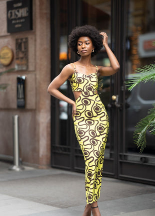 Robe Africaine Printanière Éclat