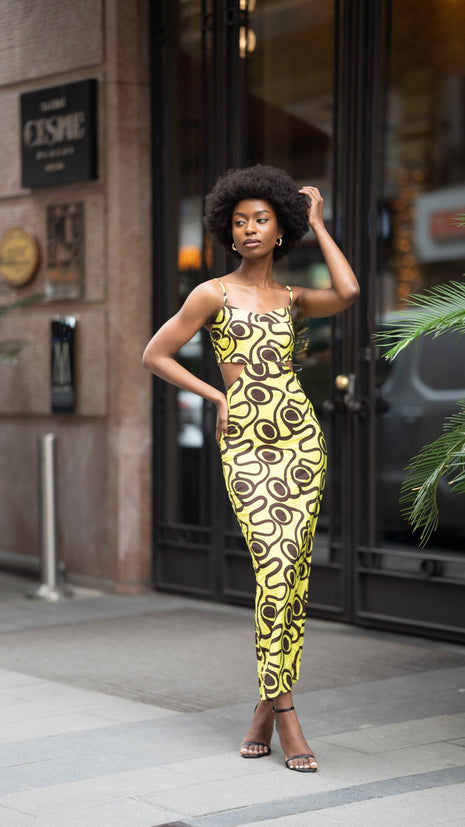 Robe Africaine Printanière Éclat