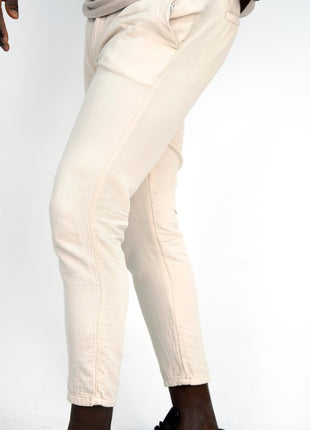 Pantalon Slim Fit Blanc Cassé