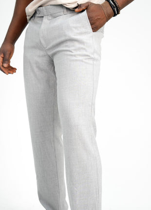 Pantalon Slim Fit Gris