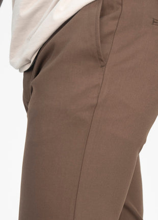 Pantalon Slim Fit Marron