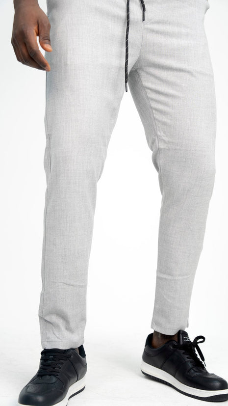 Pantalon Slim Gris