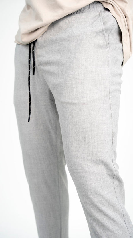 Pantalon Slim Gris