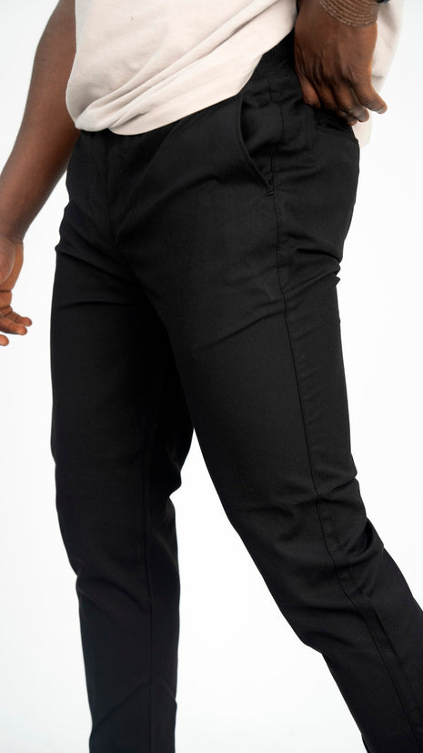 Pantalon Slim Noir