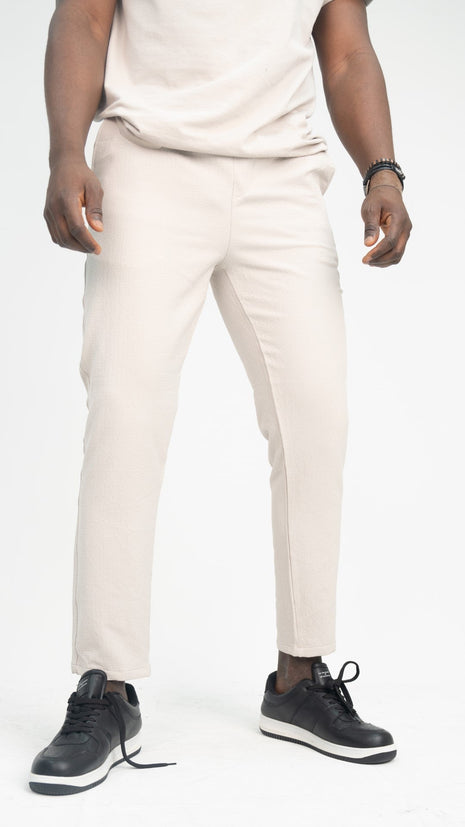 Pantalon Blanc Cassé Skinny