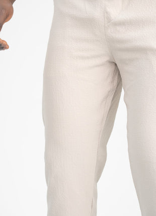 Pantalon Blanc Cassé Skinny