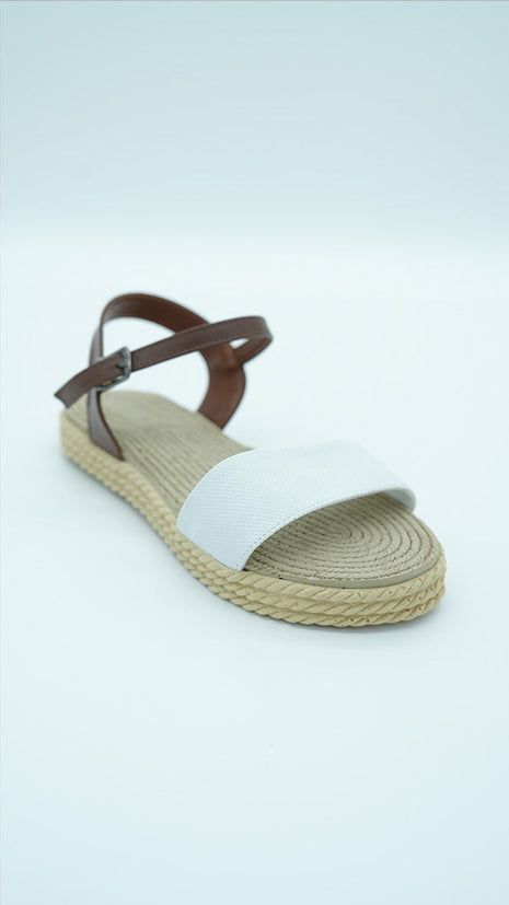 Sandales Espadrilles Bicolores