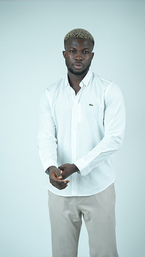 Chemise Lacoste Classique en Coton