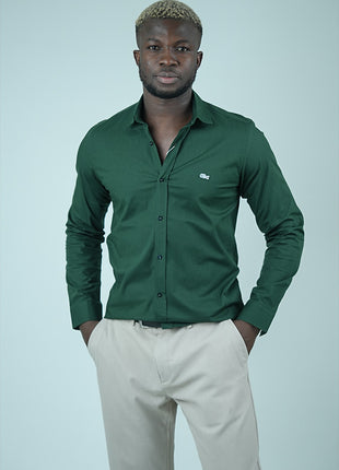 Chemise Lacoste Classique en Coton