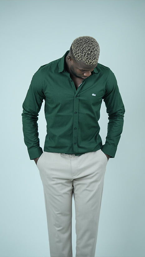 Chemise Lacoste Classique en Coton