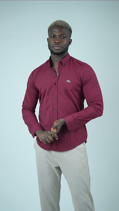 Chemise Lacoste Classique en Coton