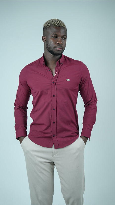 Chemise Lacoste Classique en Coton