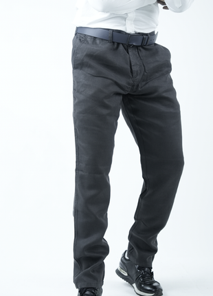 Pantalon Chino Slim Gris Foncé