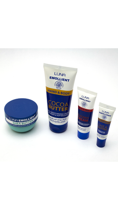 Luna Emollient-Soin de peau Set de 4 pièces