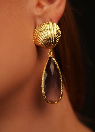 Boucles d'Oreille "Whimsy" Violette