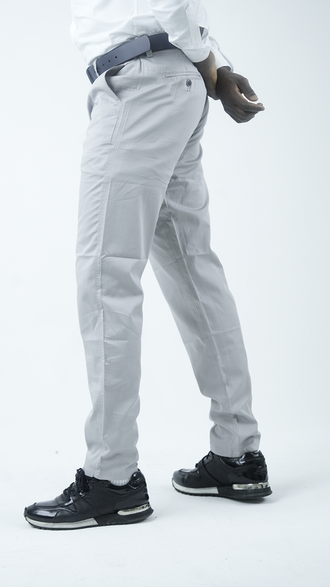 Pantalon Chino Gris Clair