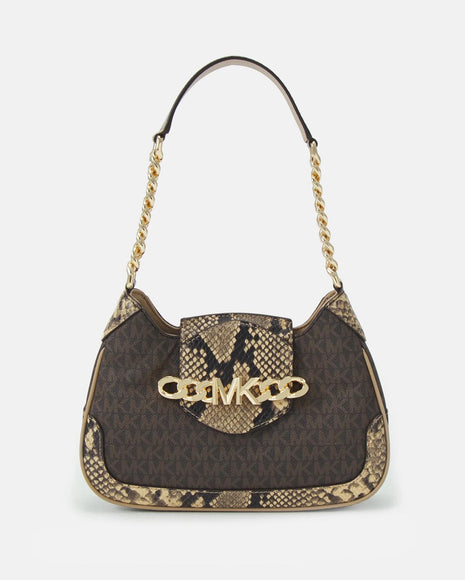 Sac à main Michael Kors à motif serpent et toile monogramme