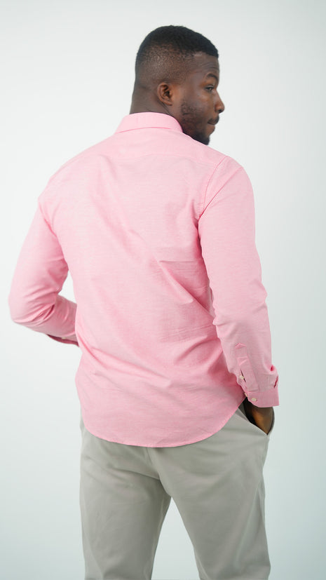 Chemise Casual Rose Pâle GANT